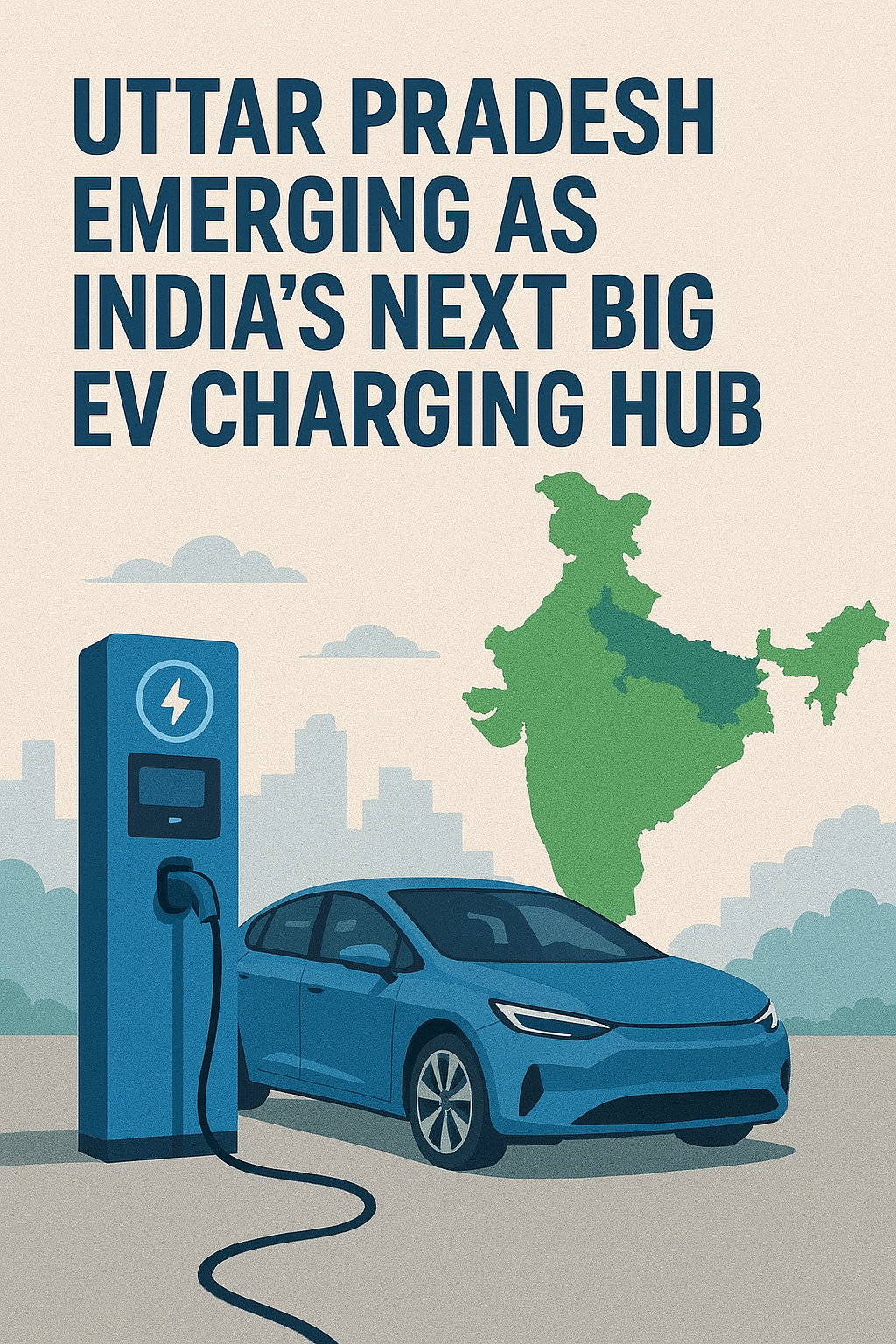 Uttar Pradesh Emerging as India’s Next Big EV Charging Hub. Uttar Pradesh Emerging as India’s Next Big EV Charging Hub.
